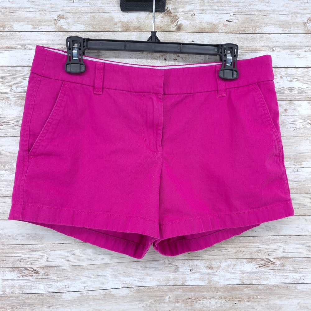 J. Crew Hot Pink Chino Shorts